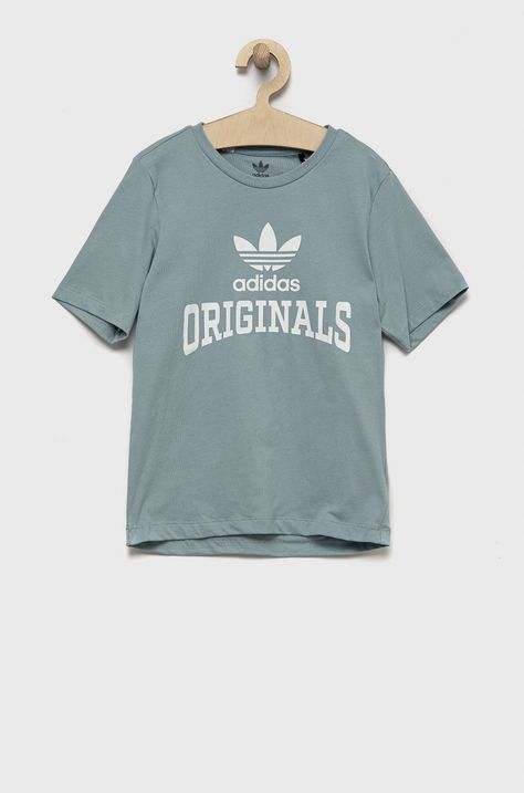 Otroška bombažna kratka majica adidas Originals