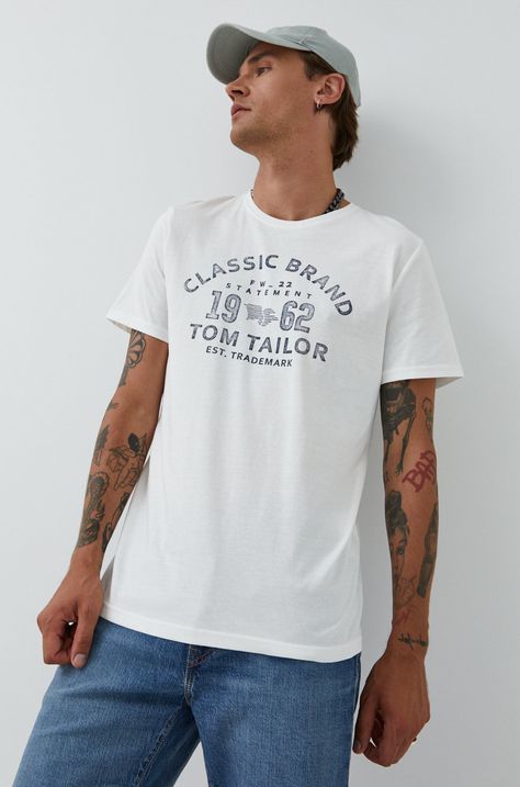 Bombažna kratka majica Tom Tailor