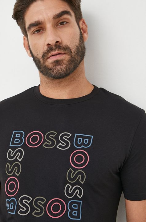 Pamučna majica BOSS Boss Casual