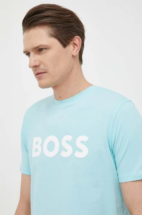 Βαμβακερό μπλουζάκι BOSS BOSS CASUAL