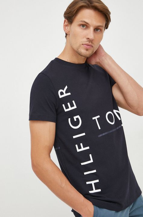 Bavlněné tričko Tommy Hilfiger