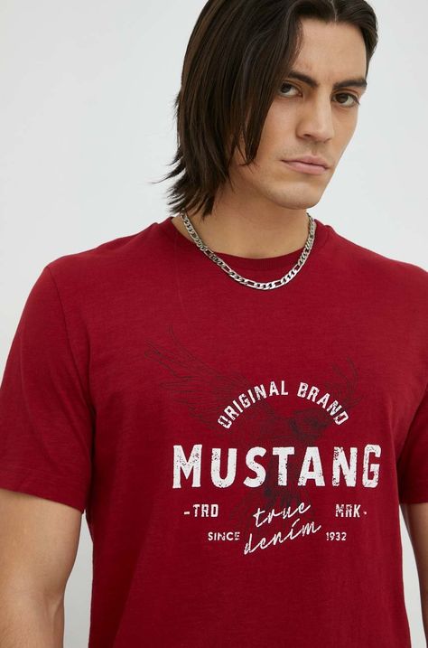 Bavlnené tričko Mustang