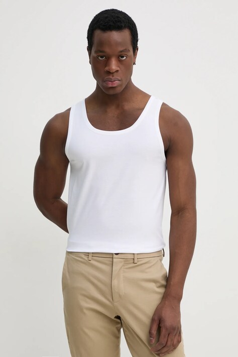 BOSS tricou din bumbac 3-pack barbati, culoarea alb, 50475278