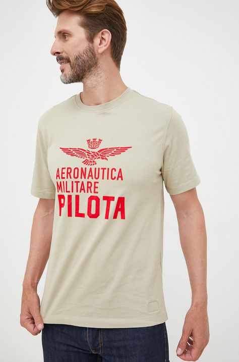 Aeronautica Militare t-shirt bawełniany