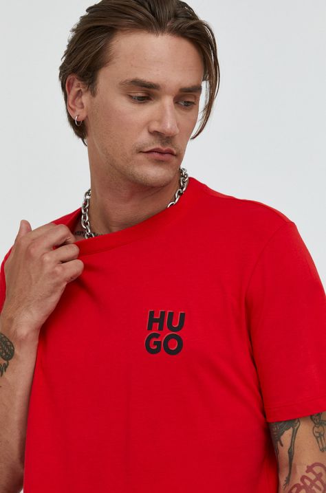 Pamučna majica HUGO