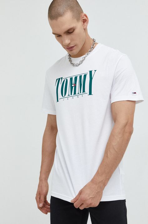 Tommy Jeans t-shirt bawełniany