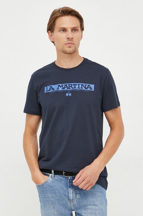 Bombažna kratka majica La Martina