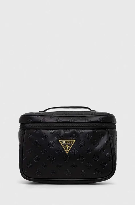 Kozmetička torbica Guess boja: crna