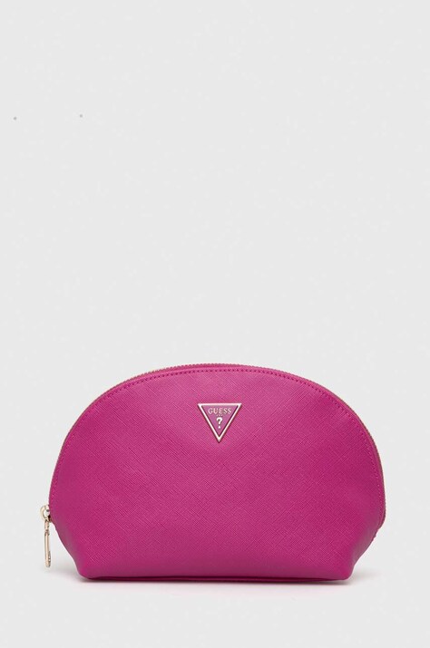 Kosmetická taška Guess DOME růžová barva, PW1574 P3370