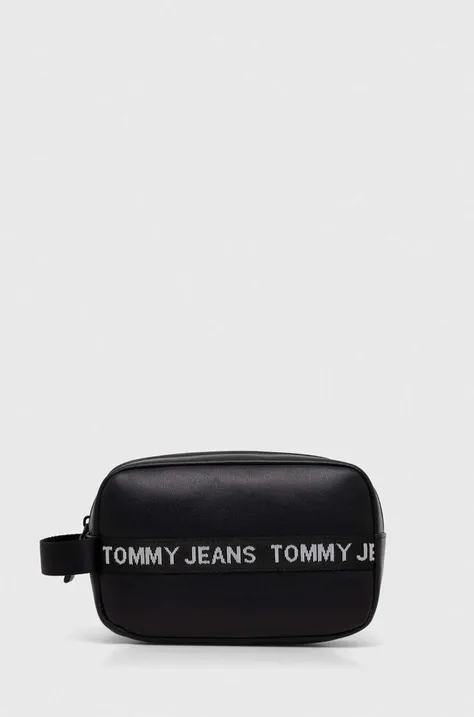 Kozmetická taška Tommy Jeans čierna farba