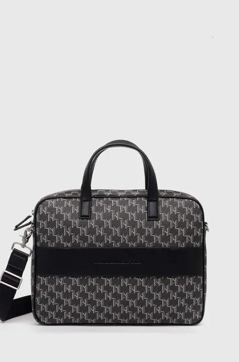 Τσάντα φορητού υπολογιστή Karl Lagerfeld χρώμα: μαύρο