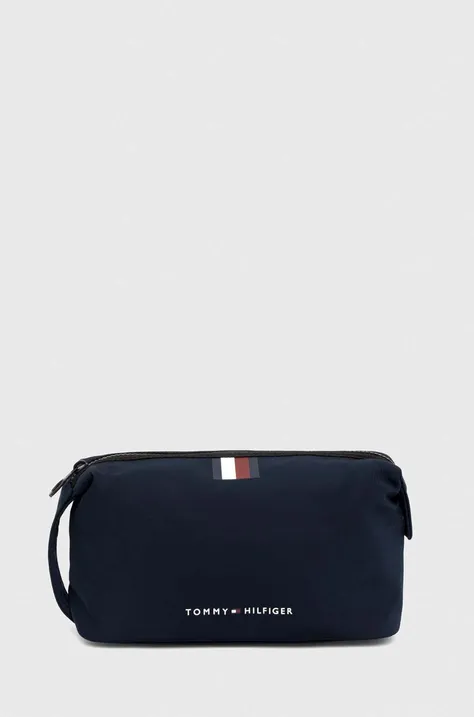 Τσάντα καλλυντικών Tommy Hilfiger χρώμα: ναυτικό μπλε