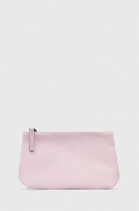 Τσάντα καλλυντικών Rains 15600 Travel Accessories χρώμα: ροζ