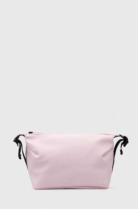 Τσάντα καλλυντικών Rains 15630 Travel Accessories χρώμα: ροζ