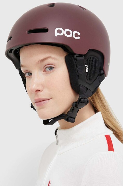 Гірськолижний шолом POC Fornix Mips колір бордовий 10476
