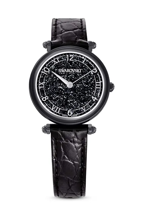 Ρολόι Swarovski CRYSTALLINE WONDER χρώμα: μαύρο