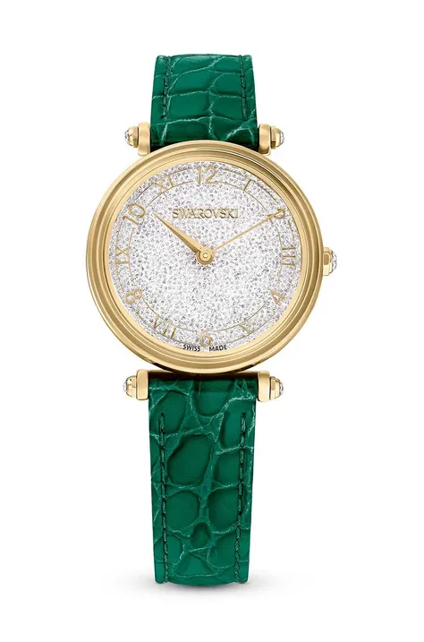 Ρολόι Swarovski CRYSTALLINE WONDER χρώμα: πράσινο F30