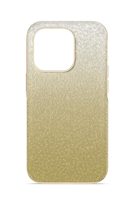 Swarovski Husă pentru telefon 5674495 HIGH culoarea auriu