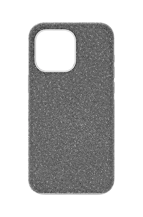 Etui za telefon Swarovski 5680862 HIGH 15 PRO MAX boja: siva