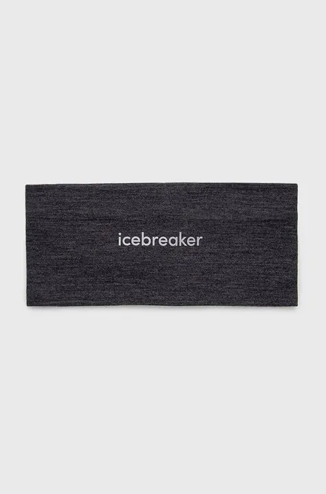 Naglavni trak Icebreaker Oasis siva barva