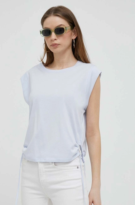 Top DKNY χρώμα: μοβ