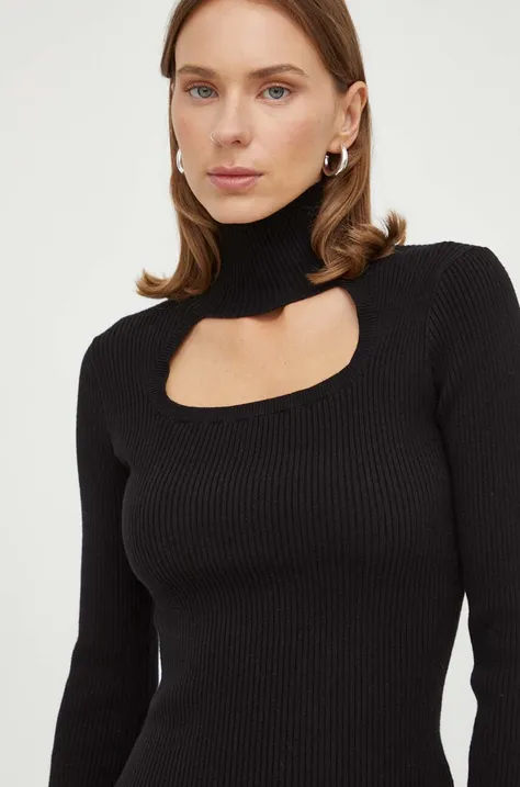Пуловер Herskind дамски в черно с ниско поло