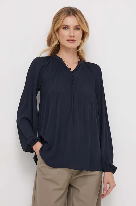Bluza Lauren Ralph Lauren za žene, boja: bež, bez uzorka