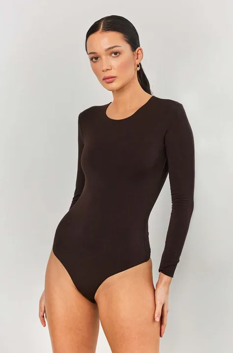 Bluza Saint Body za žene, boja: smeđa, bez uzorka