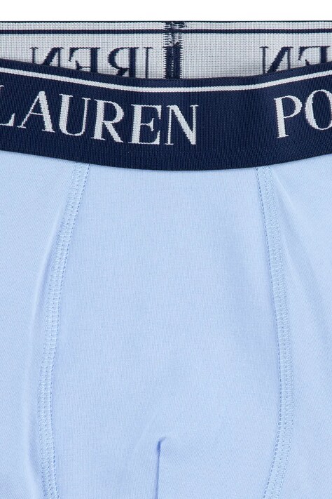 Polo Ralph Lauren облягаючі боксери дитячі бавовняні з еластаном 3-пак — AW23-BIB026, блакитний — фото 5