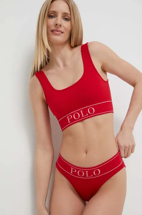 Σλιπ Polo Ralph Lauren χρώμα: κόκκινο