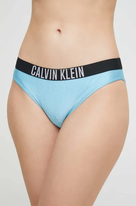 Calvin Klein figi kąpielowe kolor niebieski