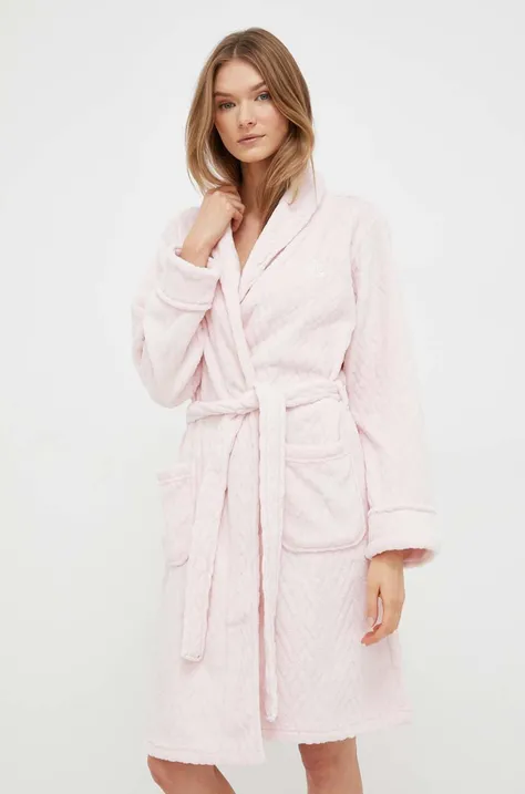Lauren Ralph Lauren szlafrok kolor różowy