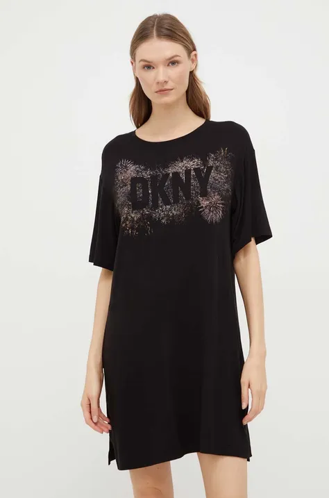 Ночная рубашка Dkny женская цвет чёрный