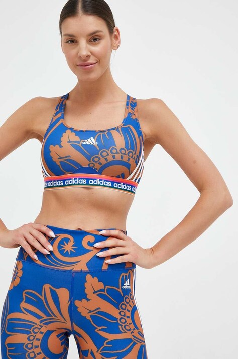 Спортивний бюстгальтер adidas Performance Farm візерунок