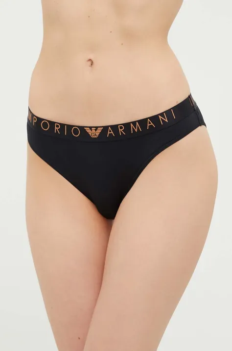 Σλιπ Emporio Armani Underwear χρώμα: μαύρο