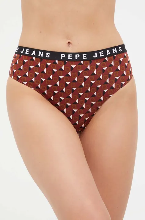 Труси Pepe Jeans колір бордовий