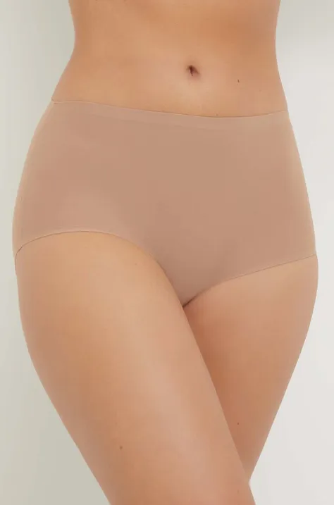 Chantelle figi Soft Stretch kolor brązowy