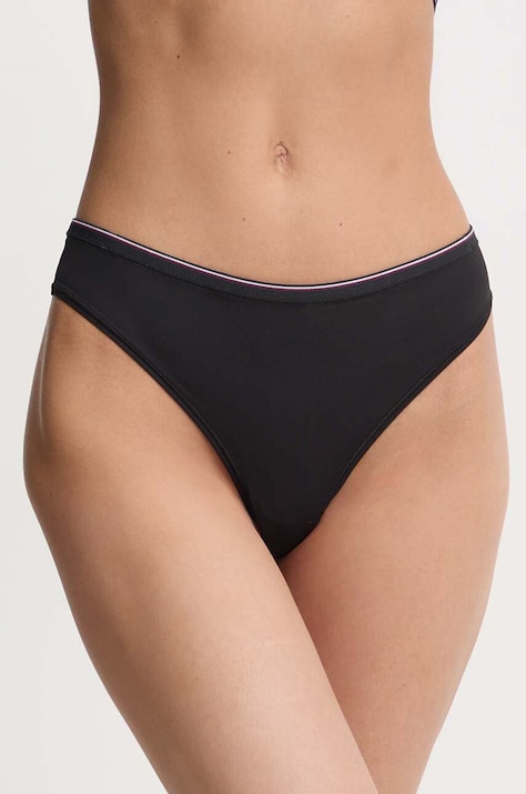 Tommy Hilfiger tanga culoarea negru UW0UW04186