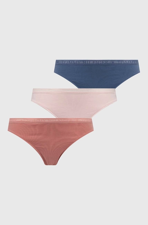 Tange Tommy Hilfiger 3-pack boja: ružičasta