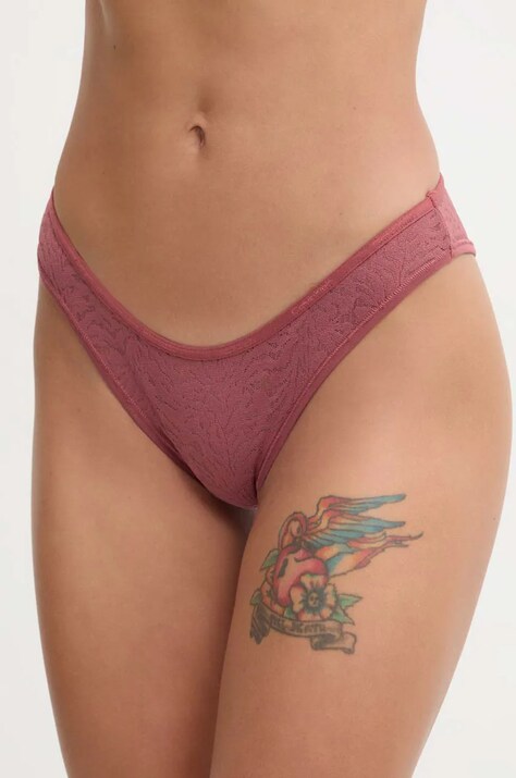 Calvin Klein Underwear chiloti culoarea rosu, 000QF7348E