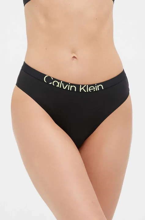 Nohavičky Calvin Klein Underwear čierna farba