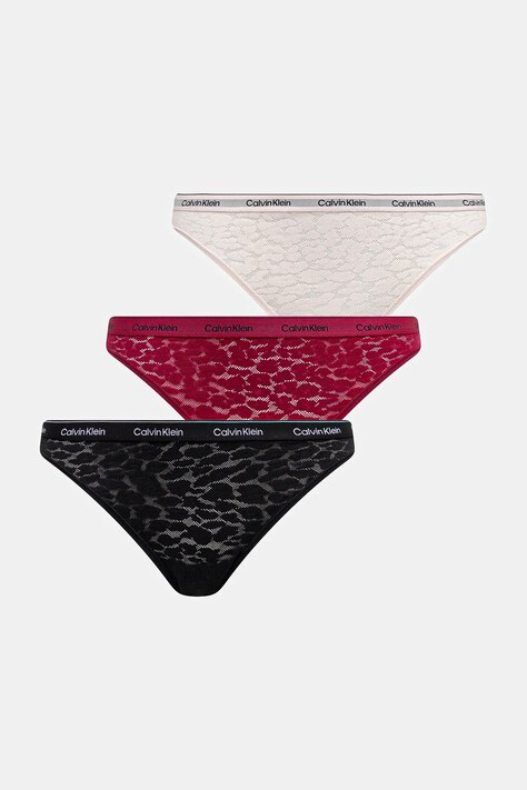 Calvin Klein Underwear figi 3-pack kolor czarny 000QD5069E