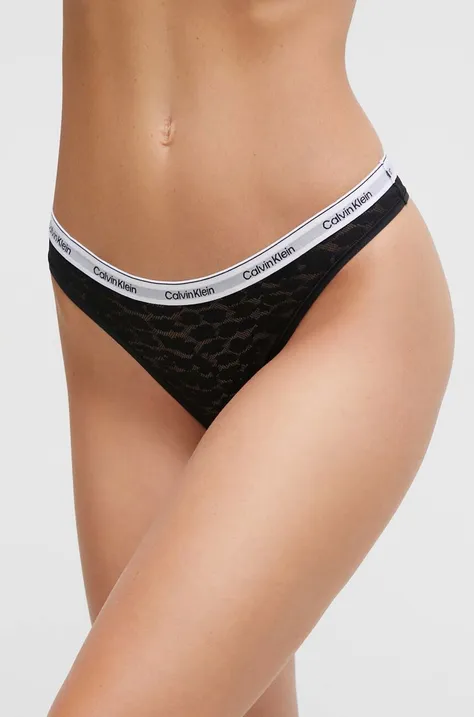 Spodnjice Calvin Klein Underwear črna barva