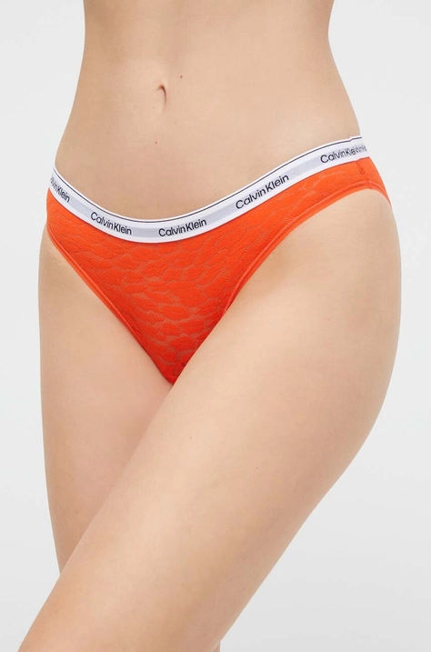 Nohavičky Calvin Klein Underwear červená farba