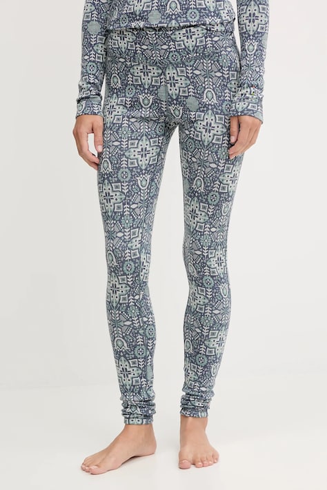 Smartwool funkcionális legging Classic Thermal Merino lila, SW018809