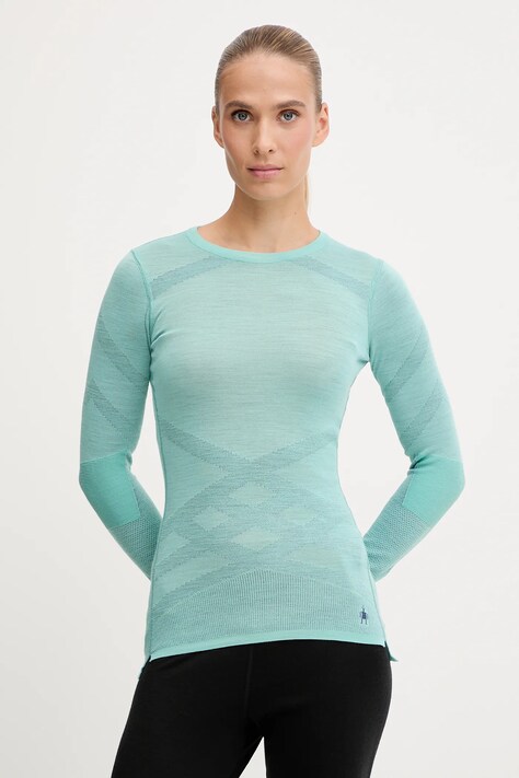 Smartwool longsleeve funcțional Intraknit Thermal Merino culoarea violet, SW019284