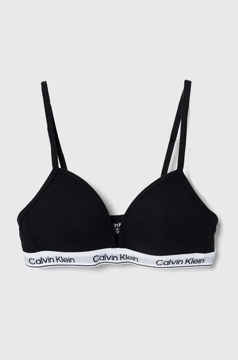 Дитячий бюстгальтер Calvin Klein Underwear колір чорний