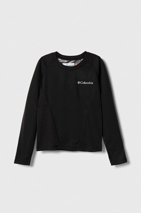 Columbia longsleeve functional pentru copii culoarea negru