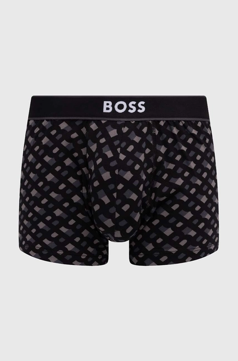 Boxerky BOSS pánské, černá barva