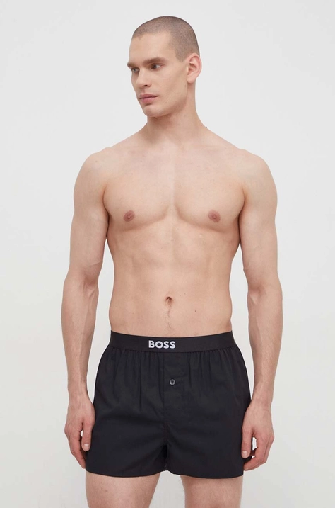 Pamučne bokserice BOSS 2-pack boja: bež, 50496091